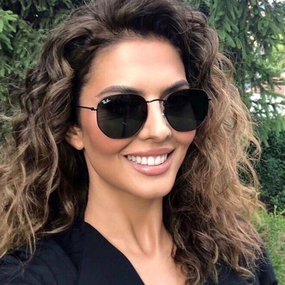 Model Display RayBan Hexagonal Black RB3548N - Picture 15 of 16